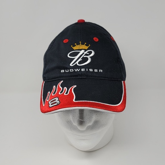 Winners Circle Budweiser Nascar Dale Earnhardt Jr. #8 Racing Hook Loop Hat Cap - Picture 1 of 7